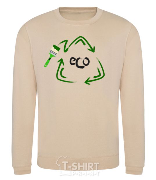 Sweatshirt ECO краска sand фото