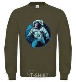 Sweatshirt The astronaut and the moon sand фото