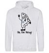 Men`s hoodie Obi one pierogi sport-grey фото