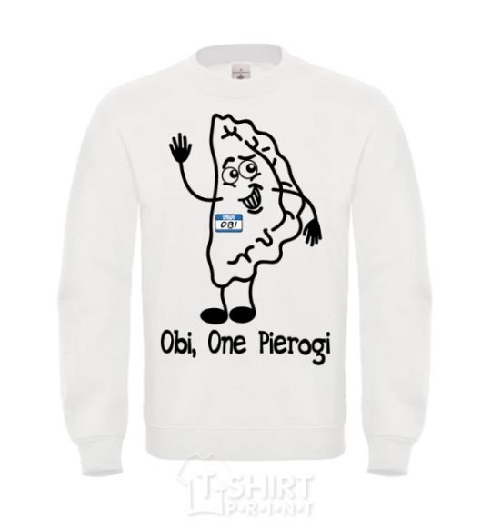 Sweatshirt Obi one pierogi White фото