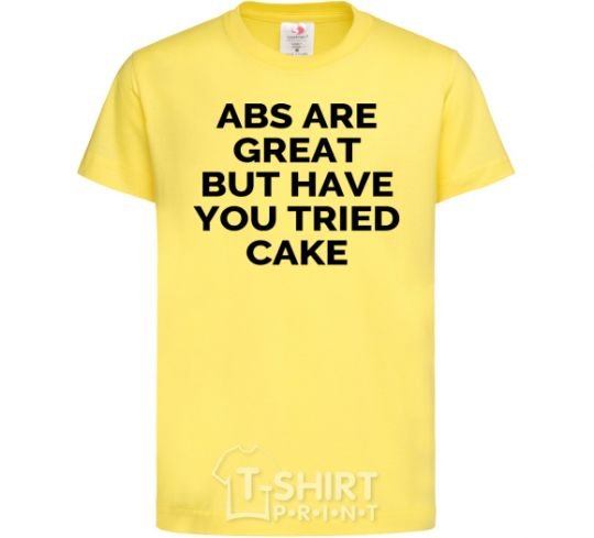 Детская футболка ABC are great Лимонный фото