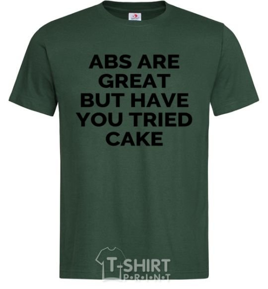 Men's T-Shirt ABC are great bottle-green фото