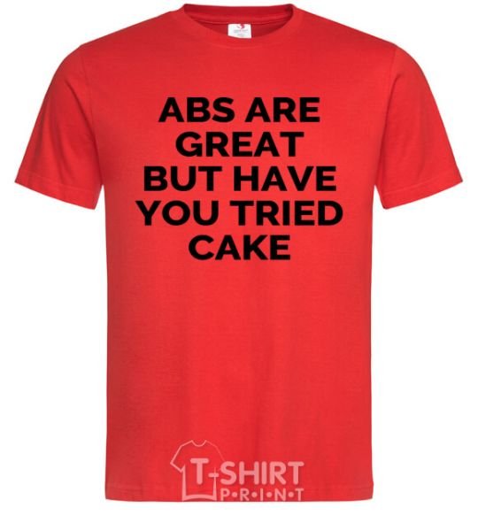 Men's T-Shirt ABC are great red фото