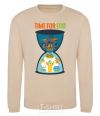 Sweatshirt Time for eco Hourglass sand фото