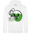 Men`s hoodie Help to make life green White фото