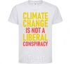 Kids T-shirt Climate change White фото