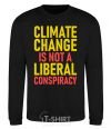 Sweatshirt Climate change black фото