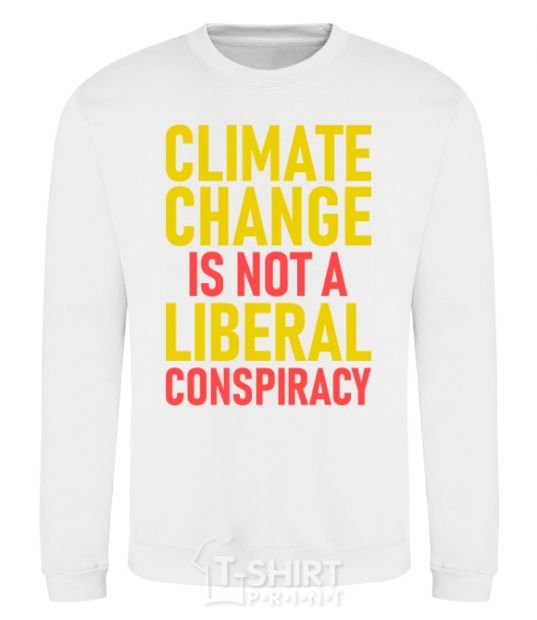 Sweatshirt Climate change White фото