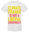 Мужская футболка Climate change Белый фото