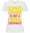 Женская футболка Climate change Белый фото