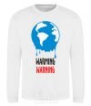 Sweatshirt Warming warning White фото