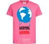 Kids T-shirt Warming warning heliconia фото