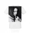 Men's T-Shirt Billie Eilish bw White фото