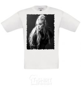 Kids T-shirt Billie Eilish White фото
