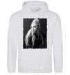 Men`s hoodie Billie Eilish sport-grey фото