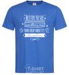 Men's T-Shirt Better to see royal-blue фото