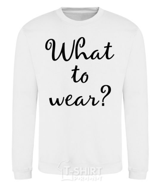 Sweatshirt What to wear White фото