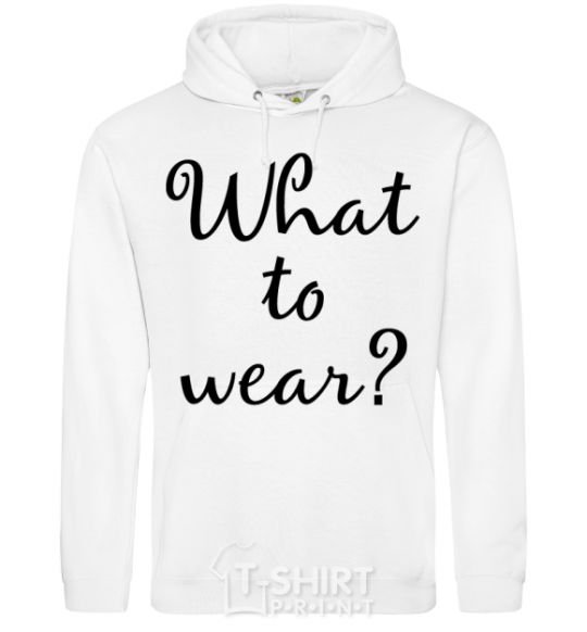 Men`s hoodie What to wear White фото