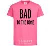 Kids T-shirt Bad to the bone heliconia фото