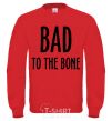 Sweatshirt Bad to the bone yellow фото