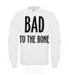 Sweatshirt Bad to the bone White фото