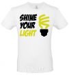 Мужская футболка Shine your light Белый фото