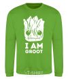 Sweatshirt I'm Groot wh orchid-green фото