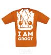 Kids T-shirt I'm Groot wh cornsilk фото