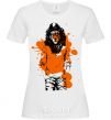 Women's T-shirt A lion in a cap White фото