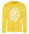 Sweatshirt Lion wh yellow фото