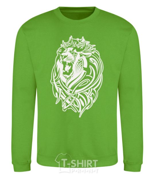 Sweatshirt Lion wh orchid-green фото