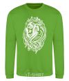 Sweatshirt Lion wh orchid-green фото