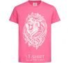 Kids T-shirt Lion wh heliconia фото