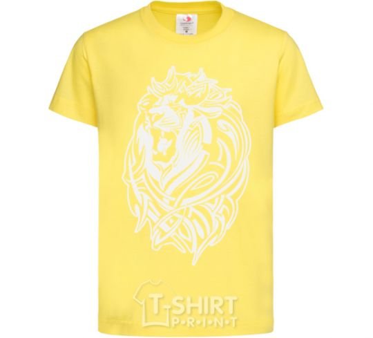 Kids T-shirt Lion wh cornsilk фото