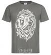 Men's T-Shirt Lion wh dark-grey фото