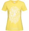 Women's T-shirt Lion wh cornsilk фото