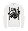 Sweatshirt Tiger frame black White фото