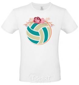 Men's T-Shirt Volleyball heart navy-blue фото