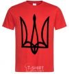 Men's T-Shirt Coat of arms drawing red фото