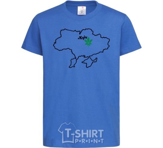 Kids T-shirt Kiev resident royal-blue фото