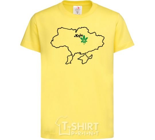 Kids T-shirt Kiev resident cornsilk фото