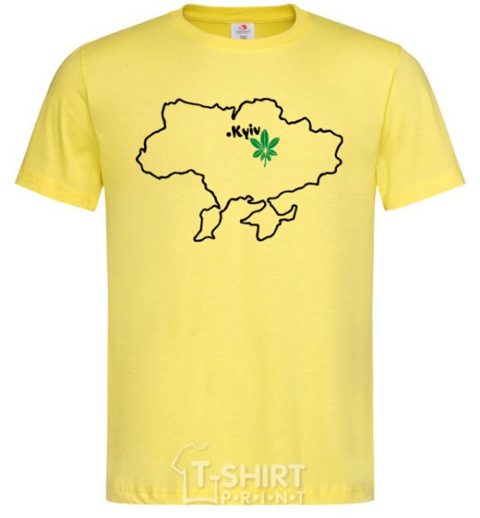 Men's T-Shirt Kiev resident cornsilk фото