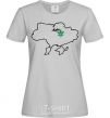 Women's T-shirt Kiev resident grey фото