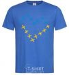 Men's T-Shirt Heart of crosses royal-blue фото