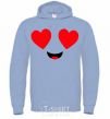 Men`s hoodie It's beautiful sky-blue фото