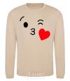 Sweatshirt A kiss sand фото