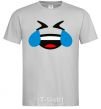 Men's T-Shirt Funny to tears grey фото