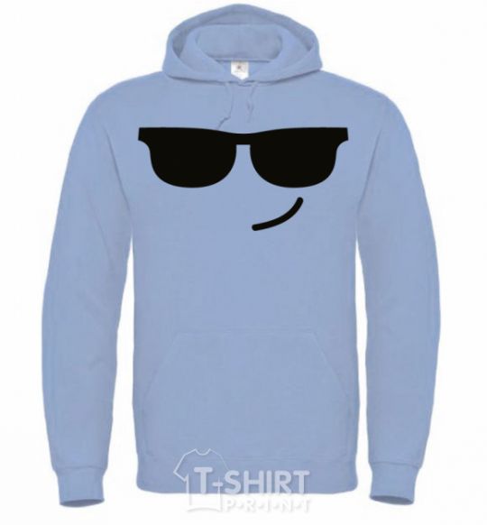 Men`s hoodie Cool sky-blue фото