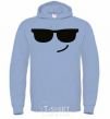 Men`s hoodie Cool sky-blue фото