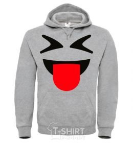 Men`s hoodie Naughty sport-grey фото
